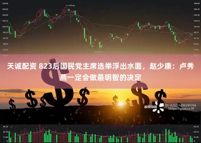 天诚配资 823后国民党主席选举浮出水面，赵少康：卢秀燕一定会做最明智的决定